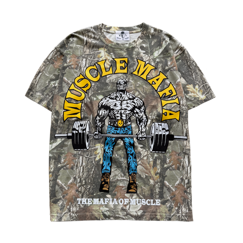 Mafia of Muscle T-Shirt - Vintage Tree Camo