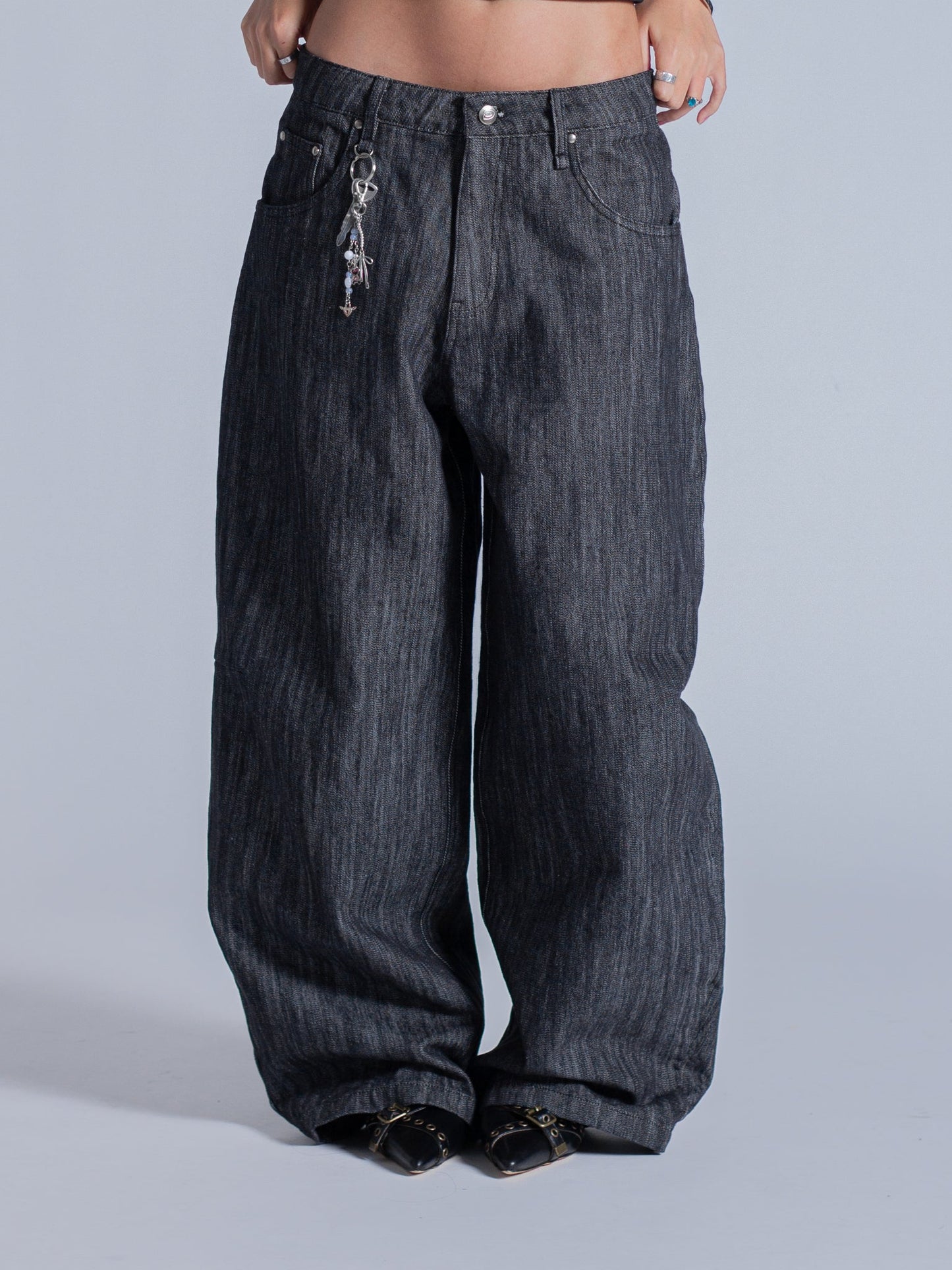 Baggy Raw Denim Jeans