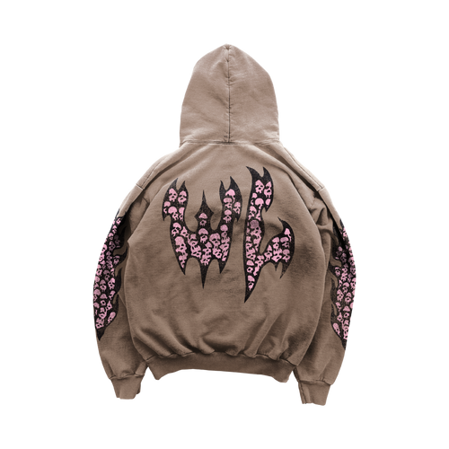 Catacombs Hoodie - Faded Trendy Brown