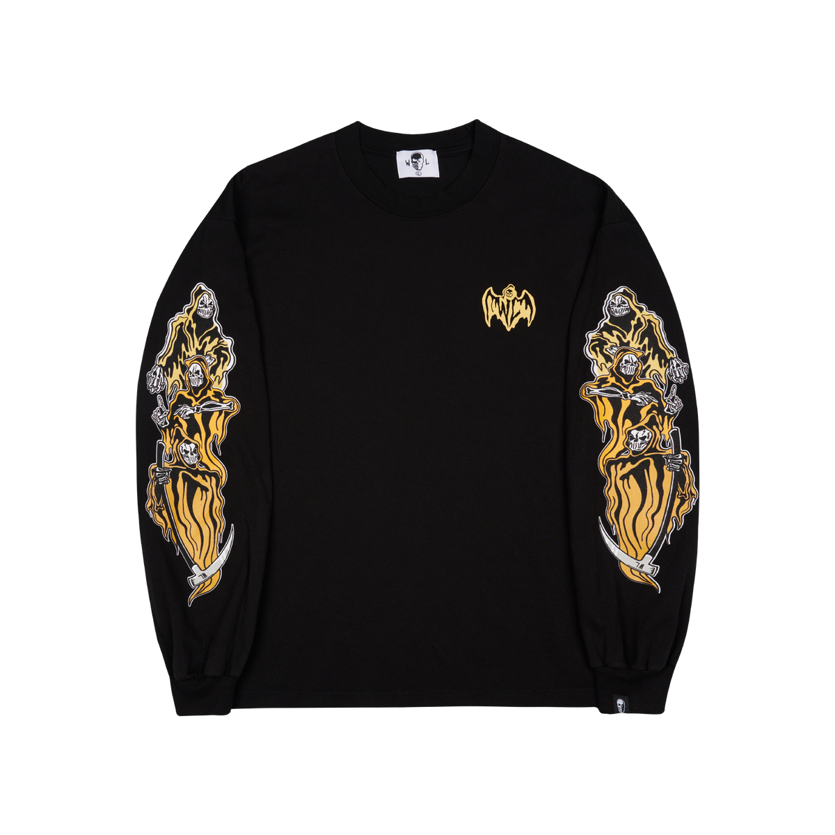 Three Reapers Long Sleeve - Yellow