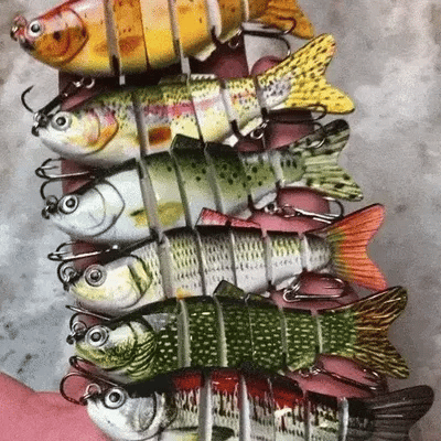 Bionic jointed swimming fishing lure