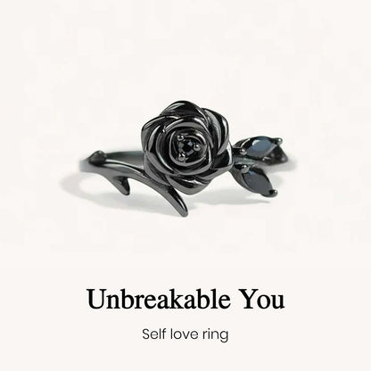 Black Rose Self-Love Ring