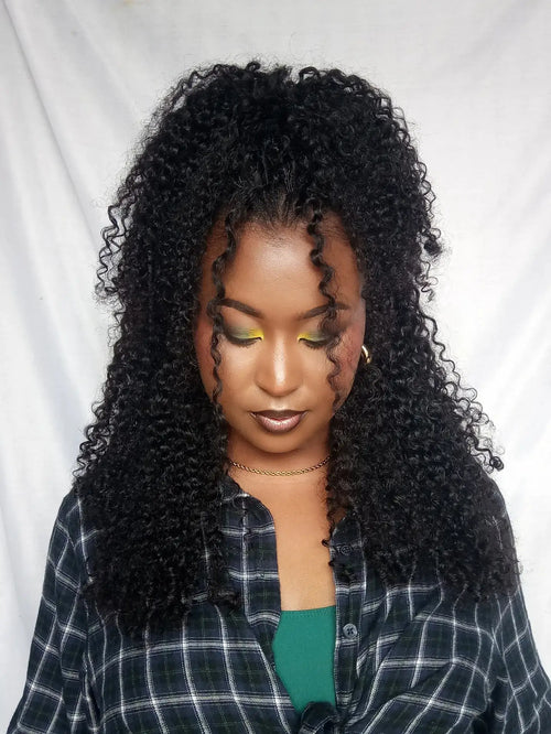 Burmese Curly Human Hair Crochet Extensions