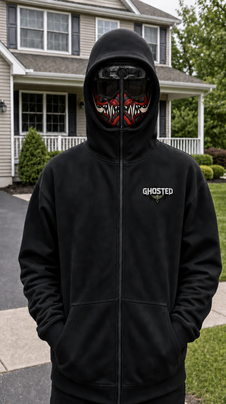 Gaming Graphic Zip-Up Hoodie