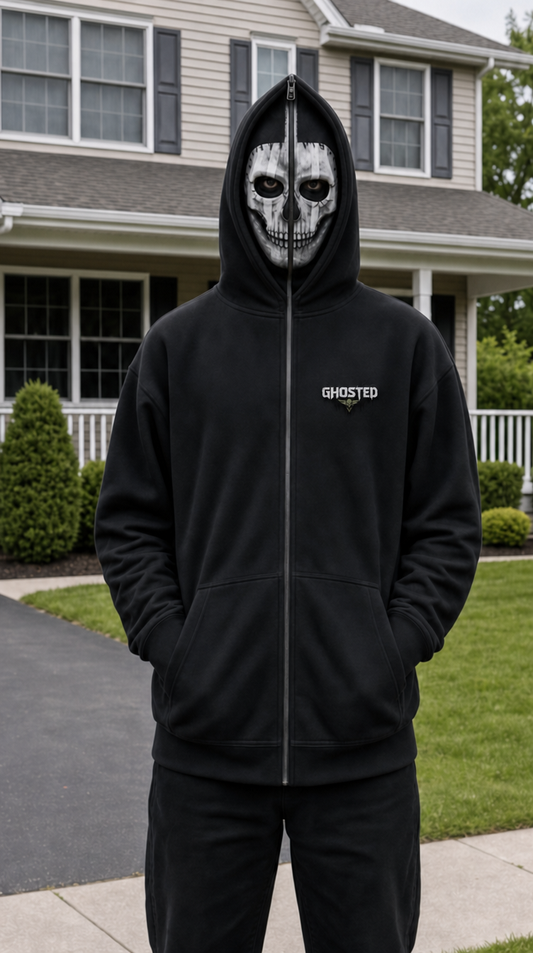 Gaming Graphic Zip-Up Hoodie