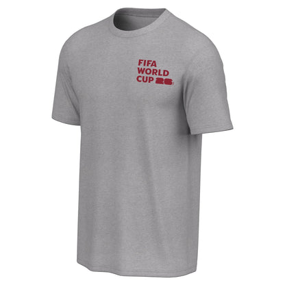 World Cup 2026 'We Are' 26 Bold Grey T-Shirt