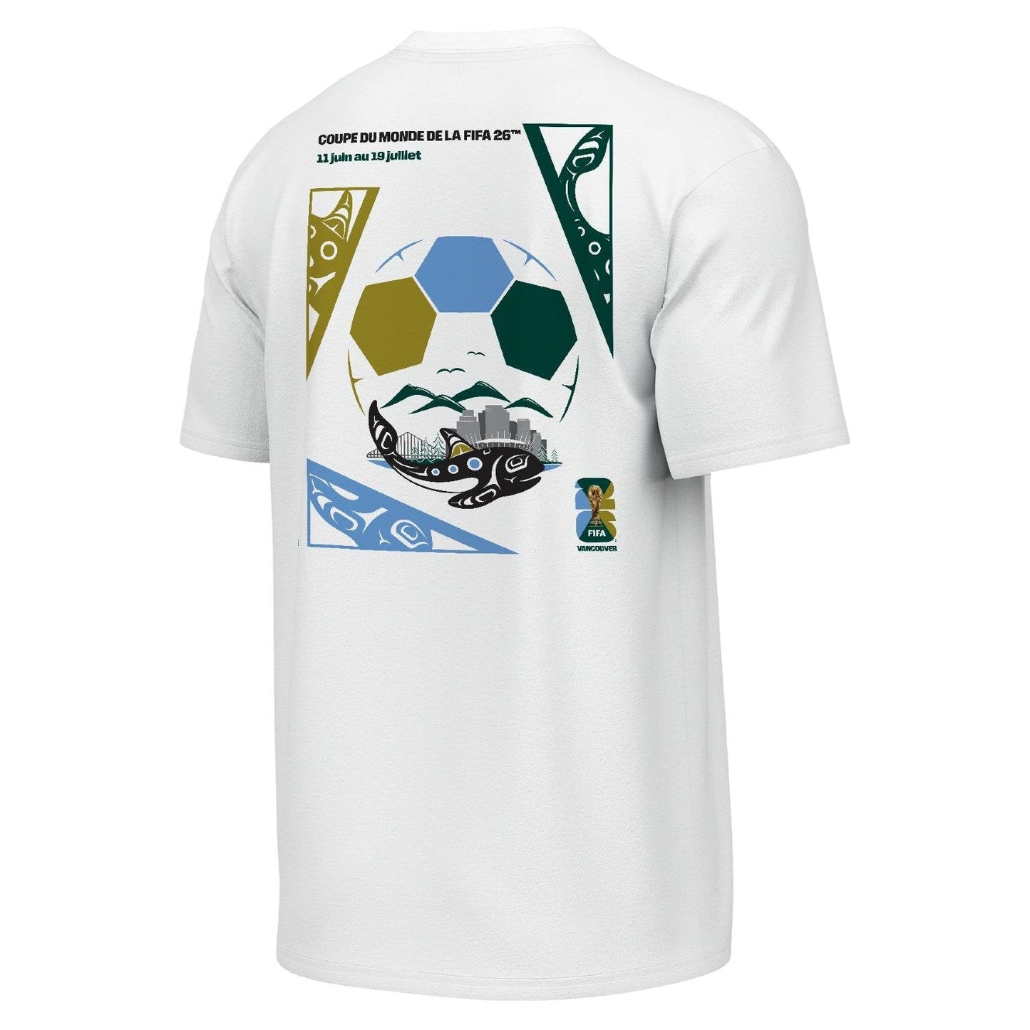 World Cup 2026 Vancouver Poster White T-Shirt [FRE]