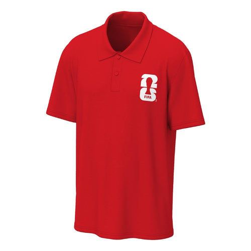 World Cup 2026 Emblem Red Polo