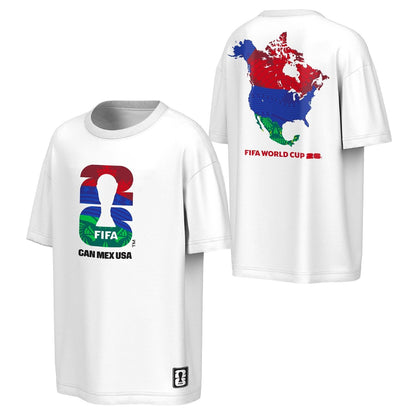 World Cup 2026 Host North America White T-Shirt