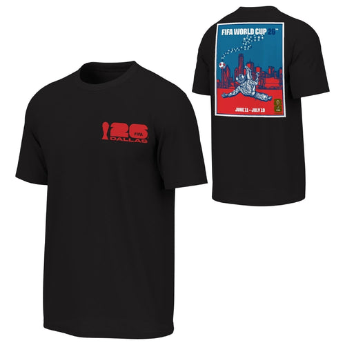 World Cup 2026 Dallas Poster Black T-Shirt