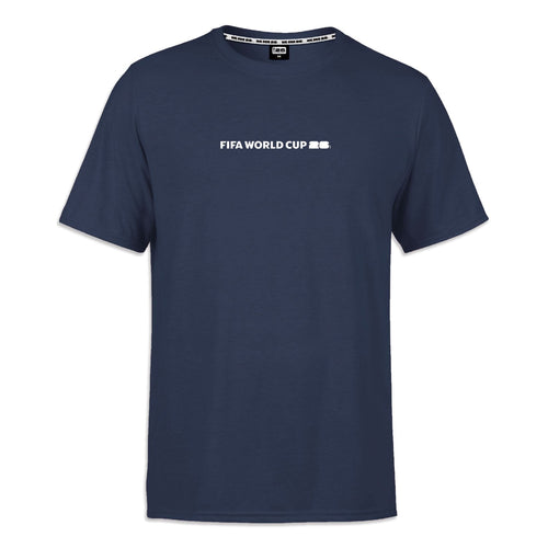 World Cup 2026 Vertical Abstract Navy T-Shirt