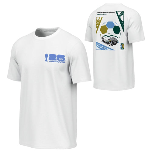 World Cup 2026 Vancouver Poster White T-Shirt [FRE]