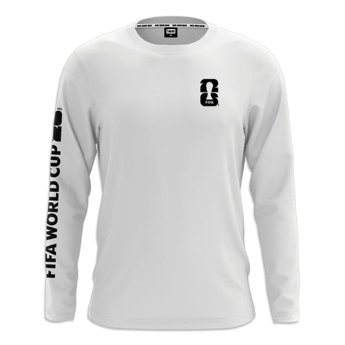 World Cup 2026 Tiles Long Sleeve White T-Shirt