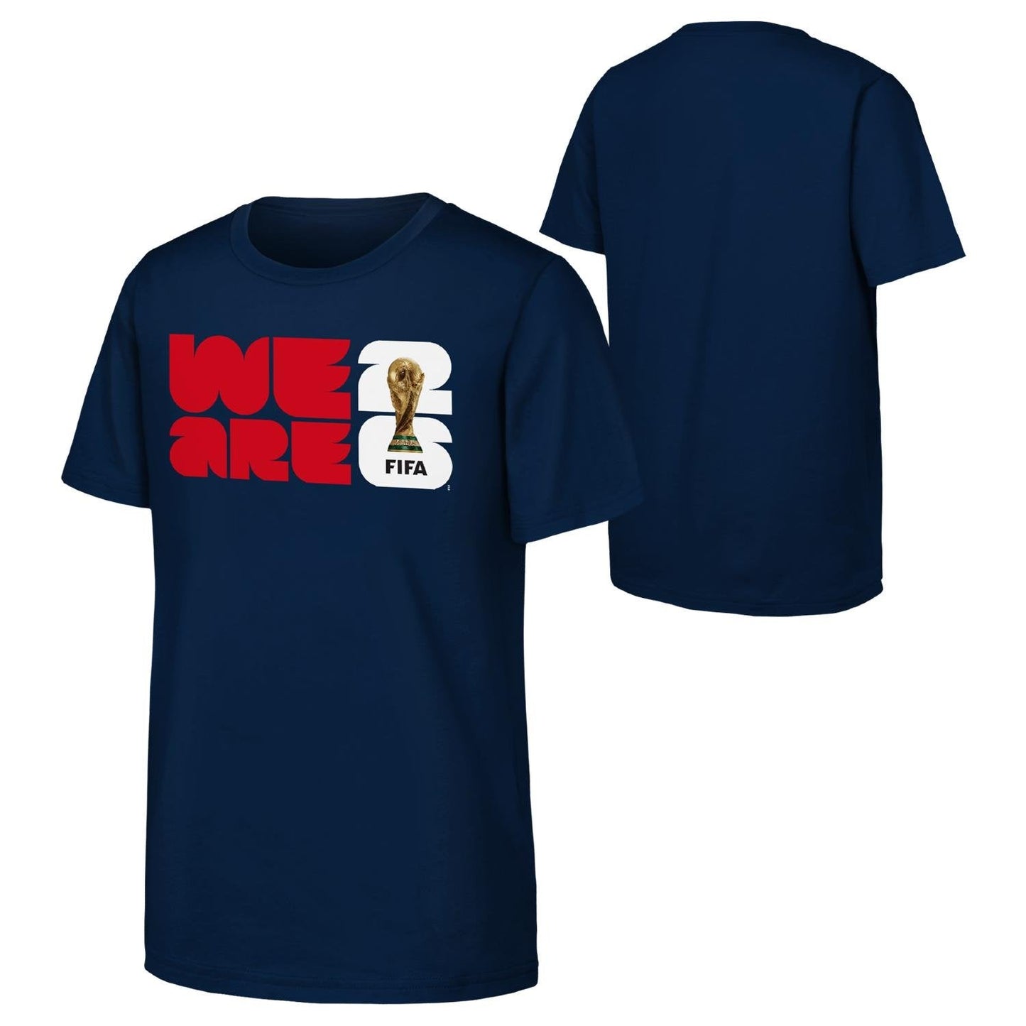 World Cup 2026 'We Are' 2026 Emblem Navy T-Shirt