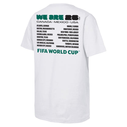 World Cup 2026 'We Are' Emblem and Cities T-Shirt