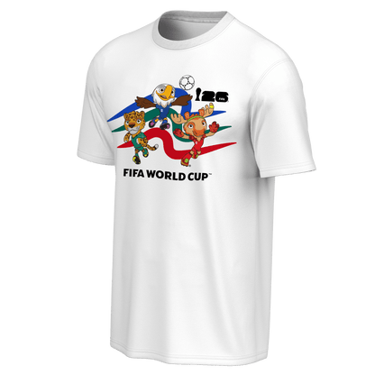 World Cup 2026 Mascot Crew White T-Shirt