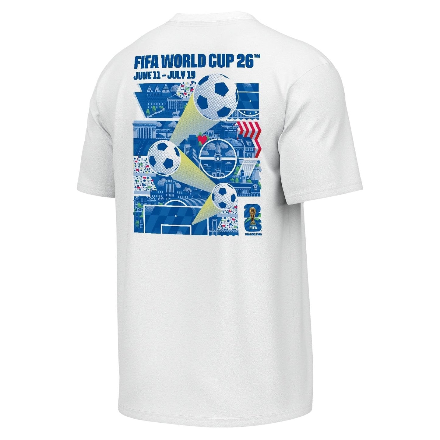 World Cup 2026 Philadelphia Poster White T-Shirt