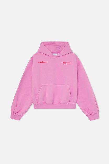 Light Pink Oversized Cotton Hoodie