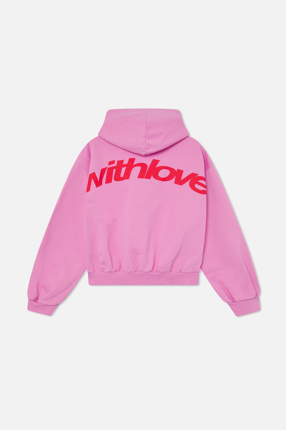 Light Pink Oversized Cotton Hoodie